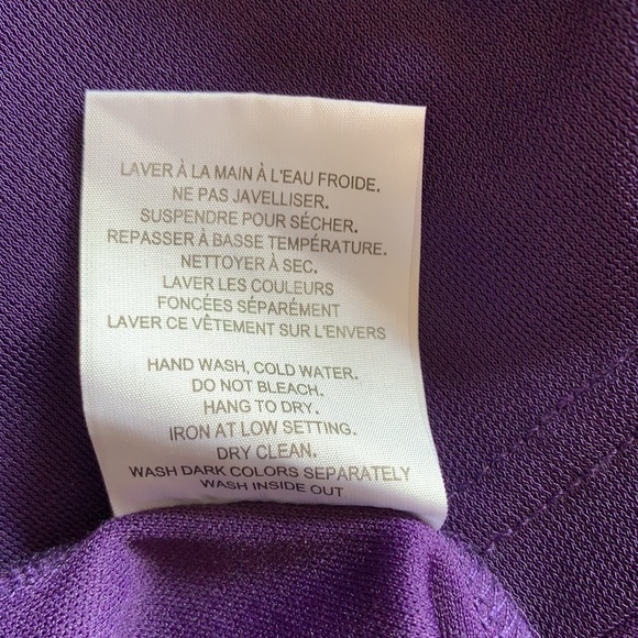 Purple Cocktail Dress - Picture 7 of 8